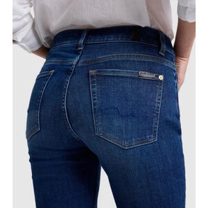 7 For All Mankind Jeans Bootcut Size:26 Slim Illusion Kimmie Italian Fabric